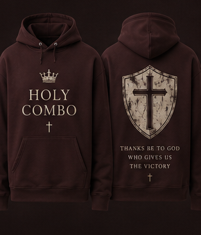 Holy Combo - Burgundy Hoodie
